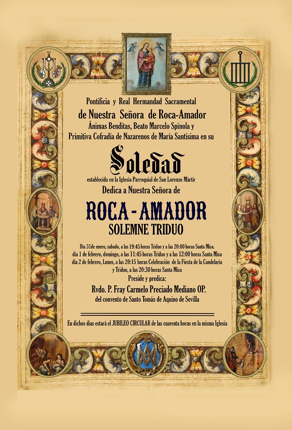 Triduo a Ntra. Sra. de Roca-Amador