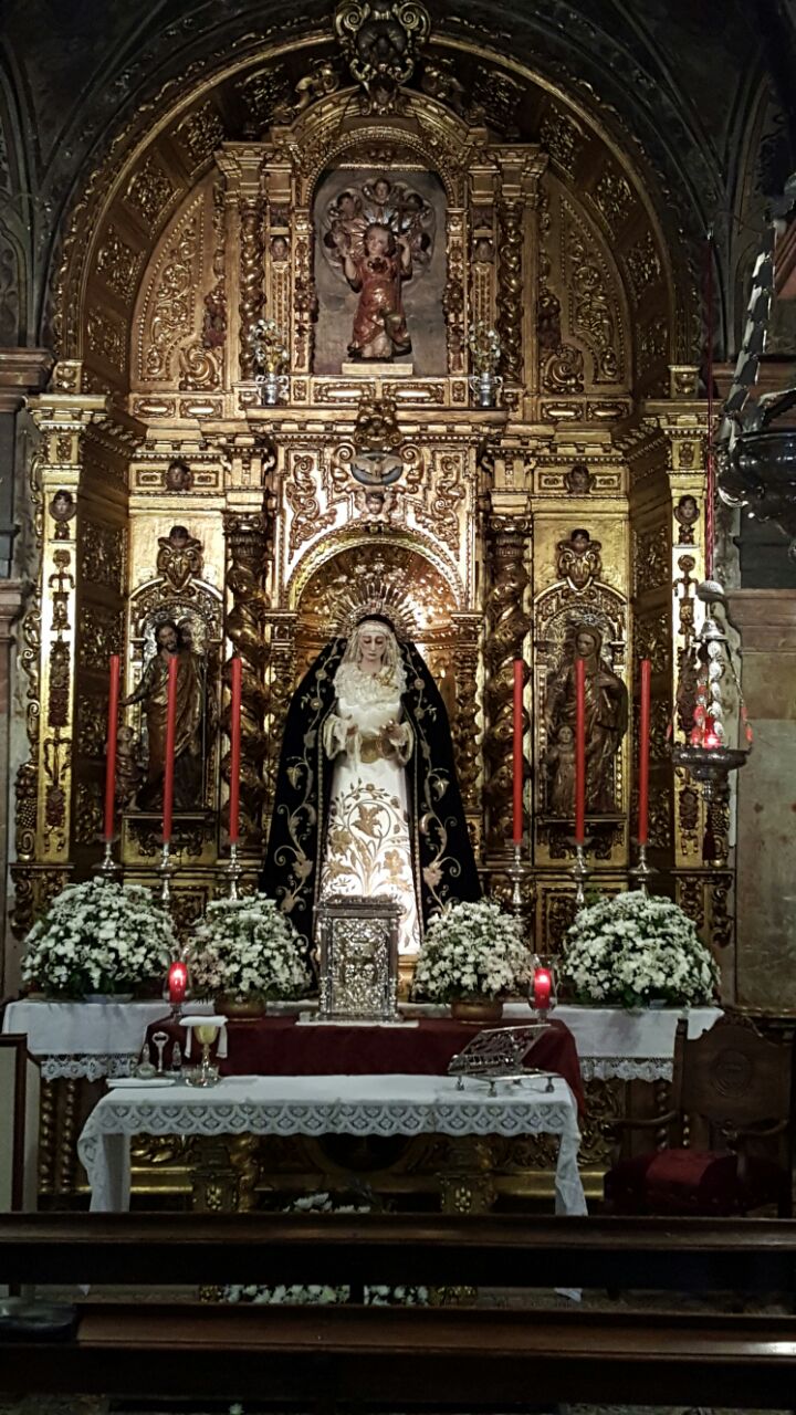 María Santísima en su Soledad en la Capilla Sacramental