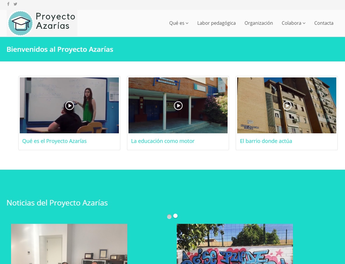 Proyecto Azarías estrena web