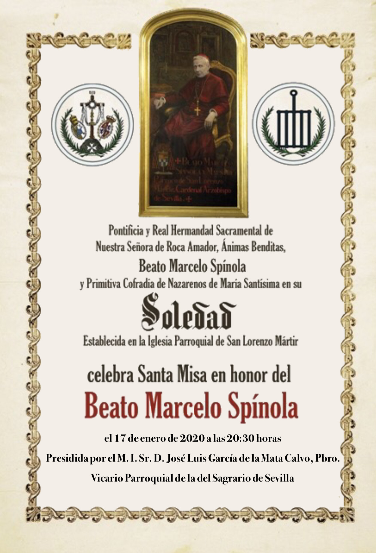 Solemne Función en honor del Beato Marcelo Spínola