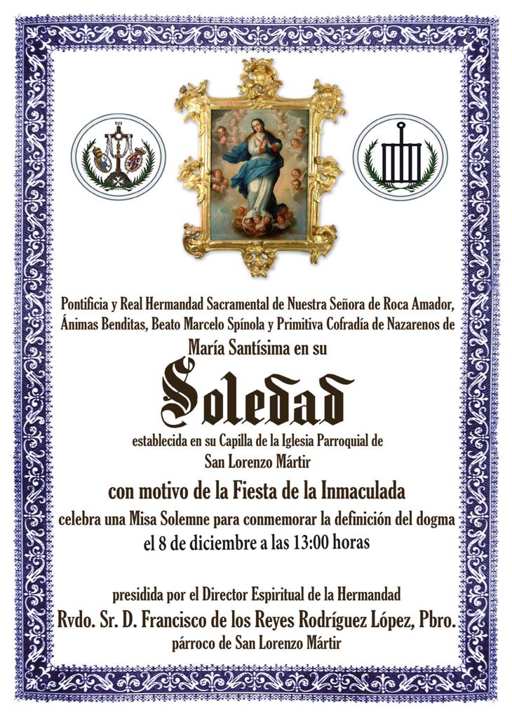 FUNCIÓN DE LA INMACULADA