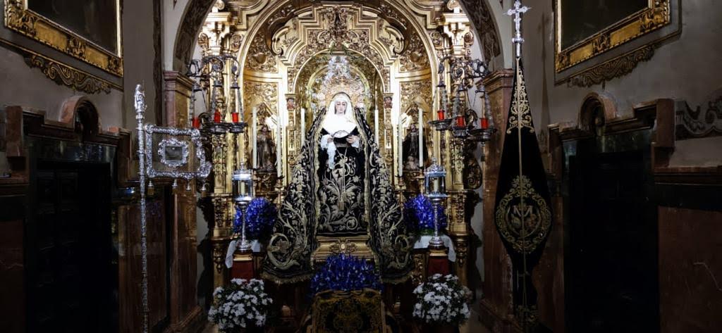 LA VIRGEN VUELVE A SU CAPILLA HASTA EL MIÉRCOLES SANTO