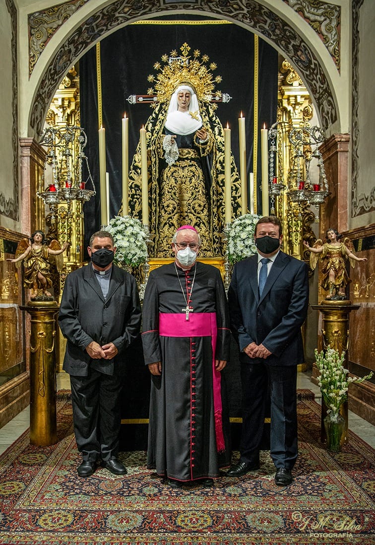 Visita de Monseñor Saiz Meneses a la Soledad