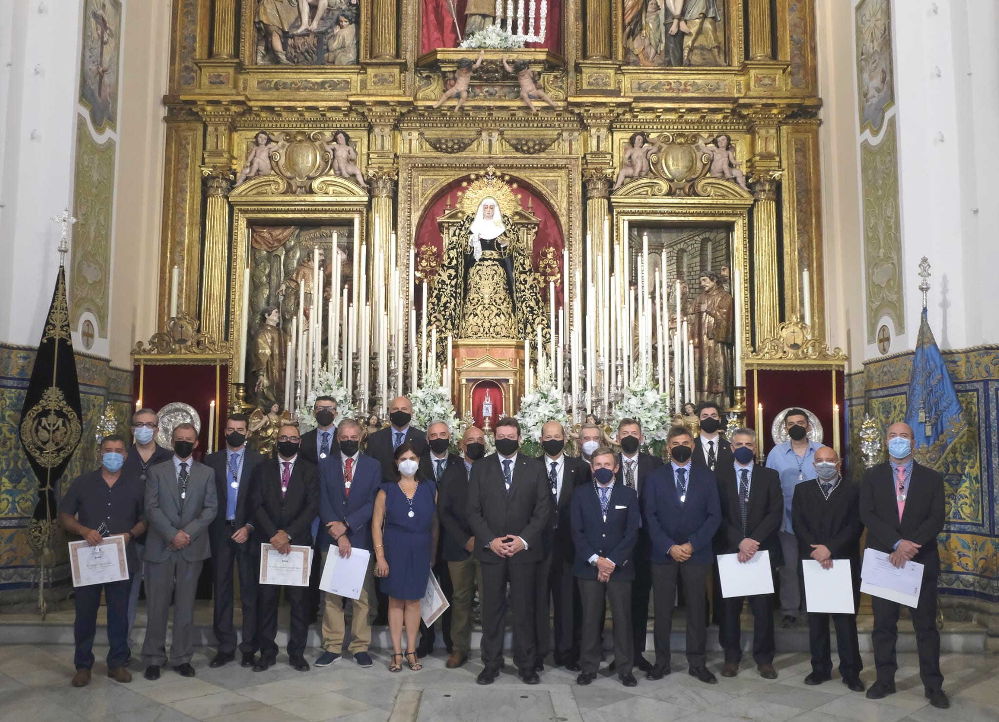 Función de los Dolores y entrega de medallas de plata de la Hermandad