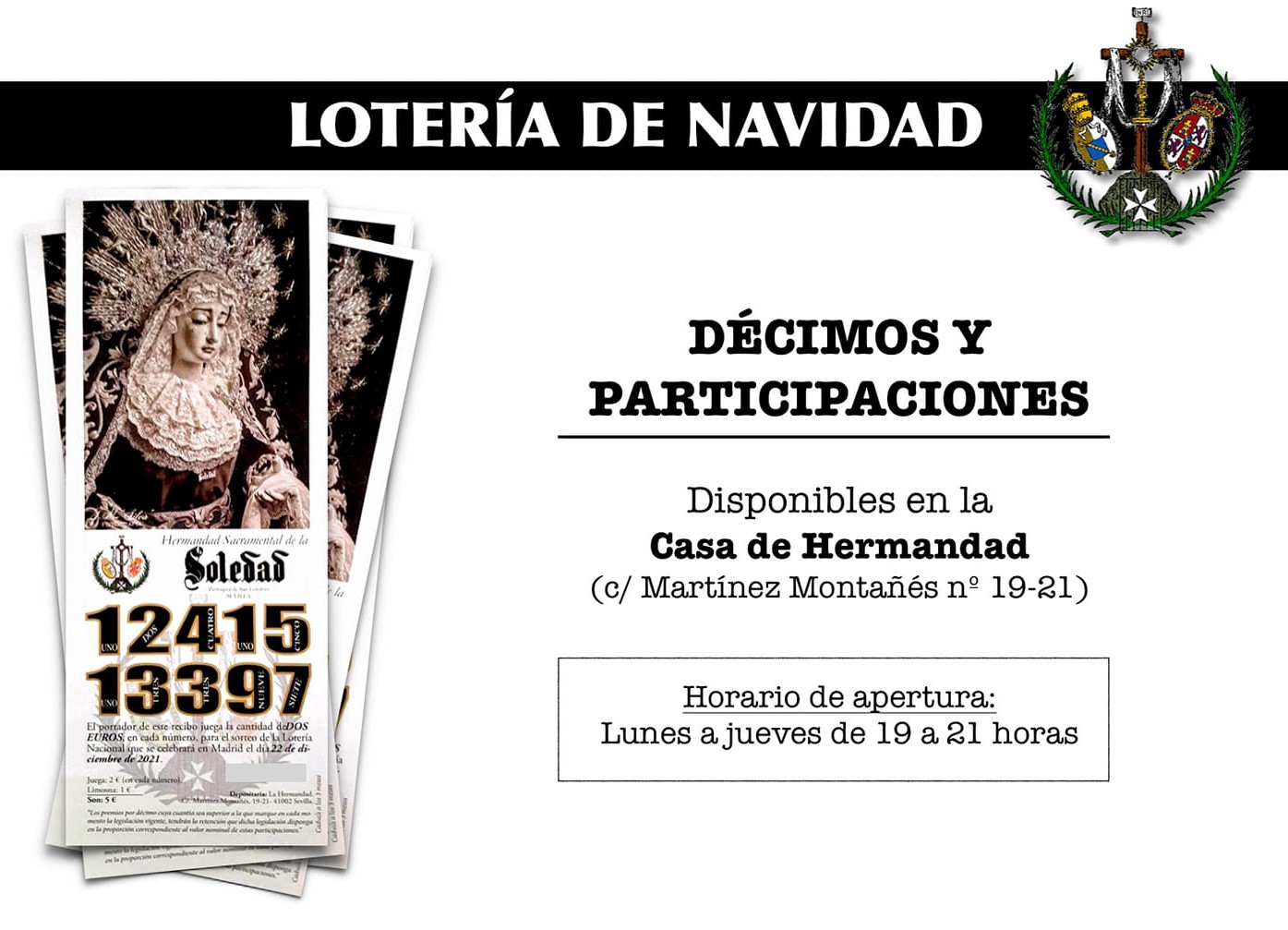 Ya se encuentra disponible la lotería de Navidad