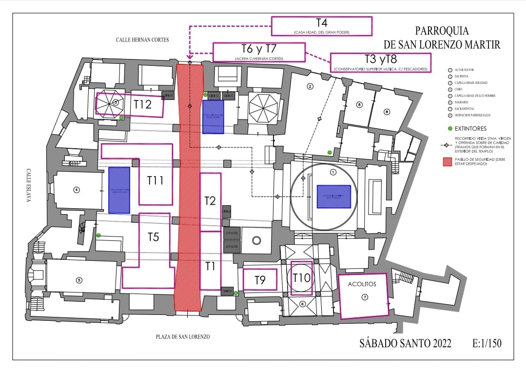 ORGANIZACIÓN PARA LA ESTACIÓN DE PENITENCIA